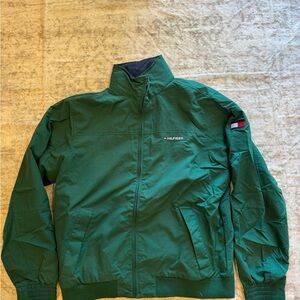 Tommy Hilfiger Men's Forest Green Windbreaker